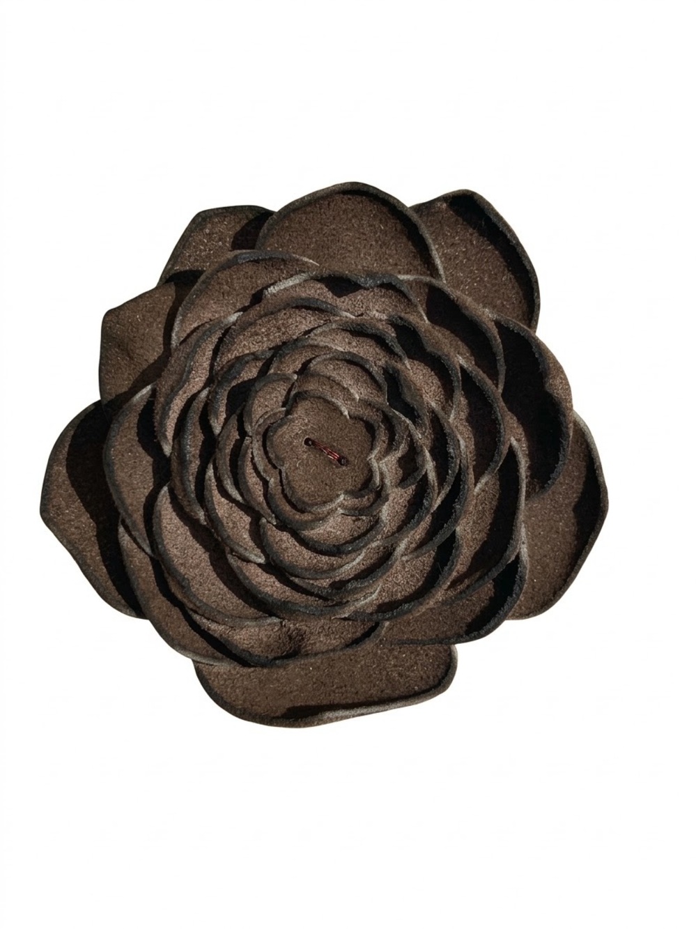 Leather Suede Flower Magnet Accessory